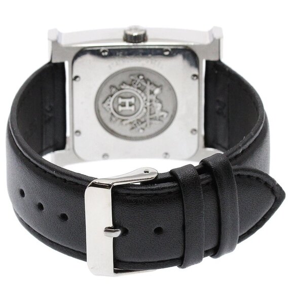 HERMES H watch HH2.810 Date black Dial Automatic Men's Watch - Picture 3 of 6